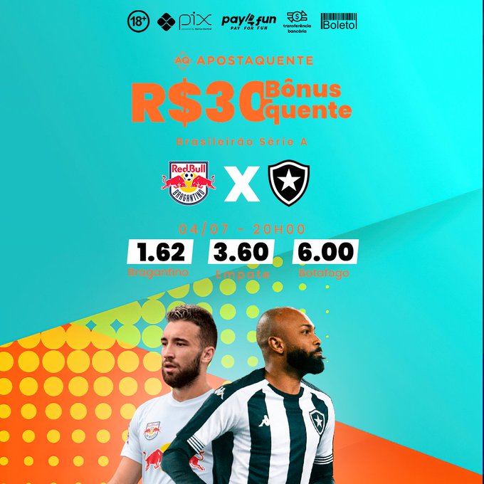 👀Achou que n&atilde;o ia ter b&ocirc;nus hoje? Errooou! J&aacute; deixa a&iacute; ent&atilde;o seu palpite pro jogo entre Bragantino e<a href="/tag/brasileirao"class="tags"><span>#brasileirao</span></a><a href="/tag/apostaquente"class="tags"><span>#apostaquente</span></a>