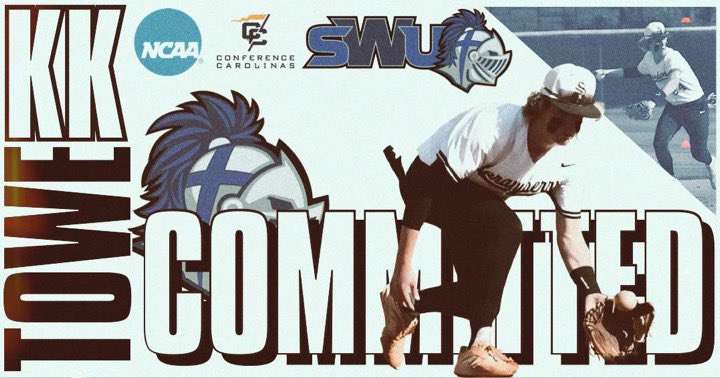 kk towe (@kktowe) on Twitter photo I am extremely blessed and excited to announce my commitment for the next 4 years at Southern Wesleyan University. I would like to thank my family and all of my coaches for everything you’ve done. Can’t wait to get to work. #gowarriors <a href="/SWUBaseball/">Southern Wesleyan Baseball</a> <a href="/643DPAthletics/">6-4-3 DP Baseball</a> <a href="/Shsjaxbaseball/">Sprayberry Baseball</a> I am extremely blessed and excited to announce my commitment for the next 4 years at Southern Wesleyan University. I would like to thank my family and all of my coaches for everything you’ve done. Can’t wait to get to work. #gowarriors <a href="/SWUBaseball/">Southern Wesleyan Baseball</a> <a href="/643DPAthletics/">6-4-3 DP Baseball</a> <a href="/Shsjaxbaseball/">Sprayberry Baseball</a>