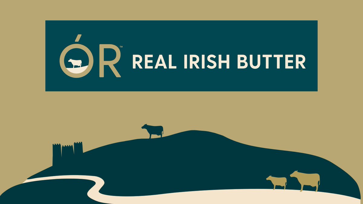 oririshbutter's tweet photo. We are absolutely thrilled that our reassuringly tasty and traditionally crafted Ór-Real Irish Butter is now available in SuperValu &amp; Centra stores throughout the country.  Find out more on our website https://t.co/JNt1iqEXIB
#northcorkcreameries #órbutter #realirish #grassfed https://t.co/C25q6vplrm