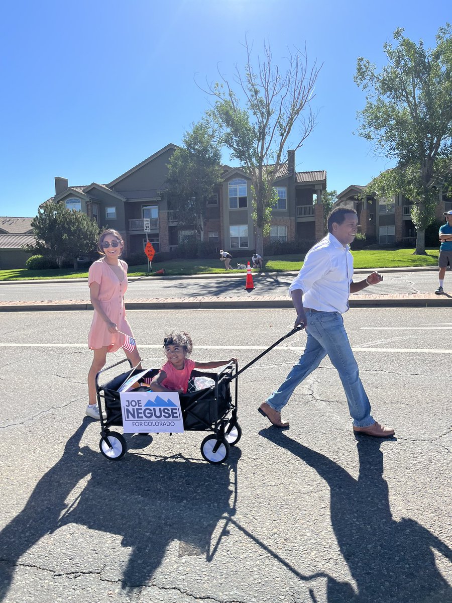 JoeNeguse's tweet photo. Enjoyed joining Superior’s annual  #FourthofJuly parade today! 🇺🇸

Six months after the #MarshallFire, couldn’t be more proud of our community’s continued strength and resilience. 

Happy #IndependenceDay! https://t.co/5yjC0LsVVu