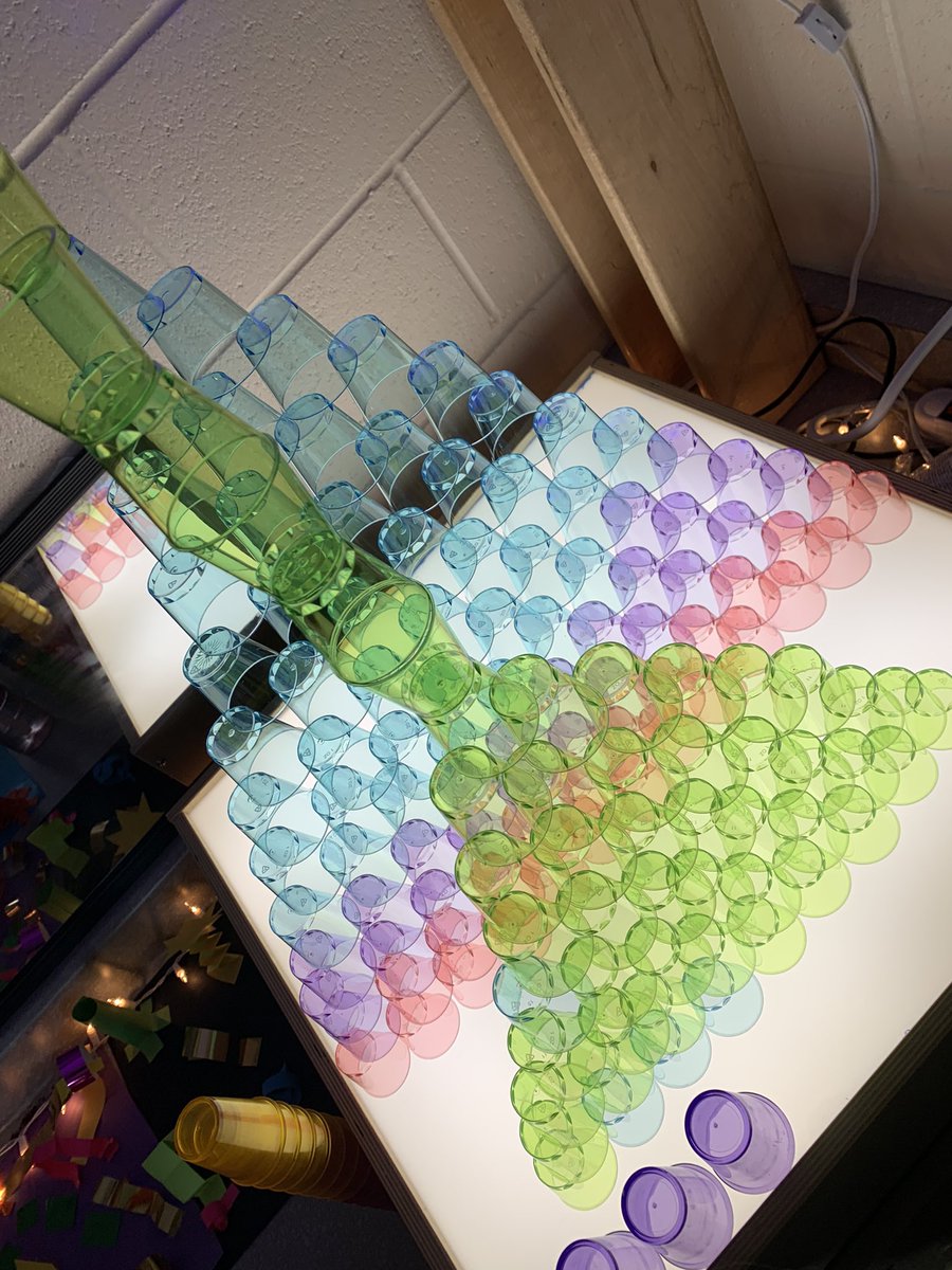 wonderstaples's tweet photo. The light table and #loose parts are not JUST for Kindergarten- these materials transcend grades 1-5, #capablekids https://t.co/p0cJjyGWQR
