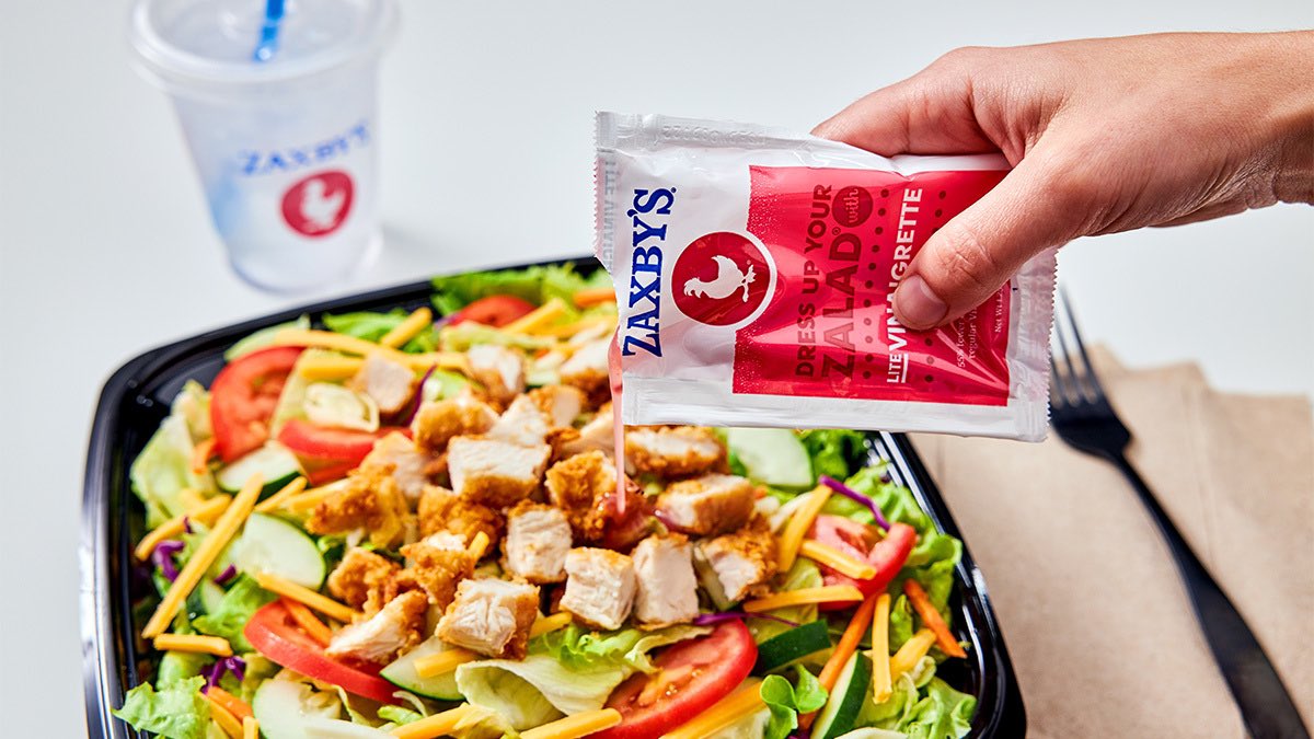 Zaxby’s on Twitter "our new Zensible Zalads are big and UNDER 600