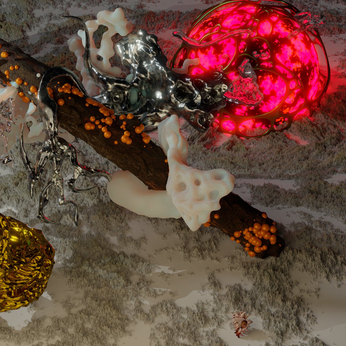 🦠🦠🦠🦠🦠

#3d #abstractart #biodiversity #Blender3d #blender