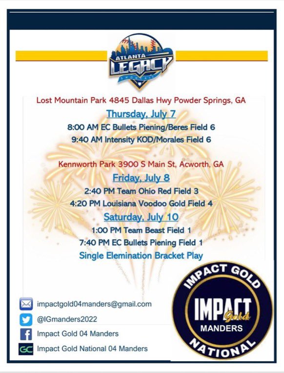 So excited to be able to play in my last travel ball tournament with the best teammates!!! <a href="/IGManders2022/">Impact Gold National 04 Manders</a> <a href="/GGC_Softball/">GGC Softball</a> <a href="/GrizzlyCoachKat/">Kat Ihlenburg</a>