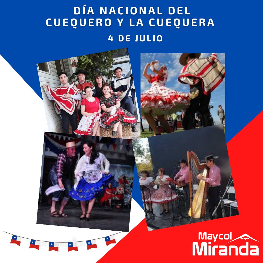 mirandaptovaras's tweet photo. Feliz Día Nacional del Cuequero y la Cuequera a todos mis amigos que día a día vibran y disfrutan de nuestra música y baile nacional.

¡Que viva Chile y todos los cuequeros! 

#PuertoVaras 
#Cuequeros
#VivaChile🇨🇱
#SurDeChile 
#Cueca https://t.co/jXxoENBPr7