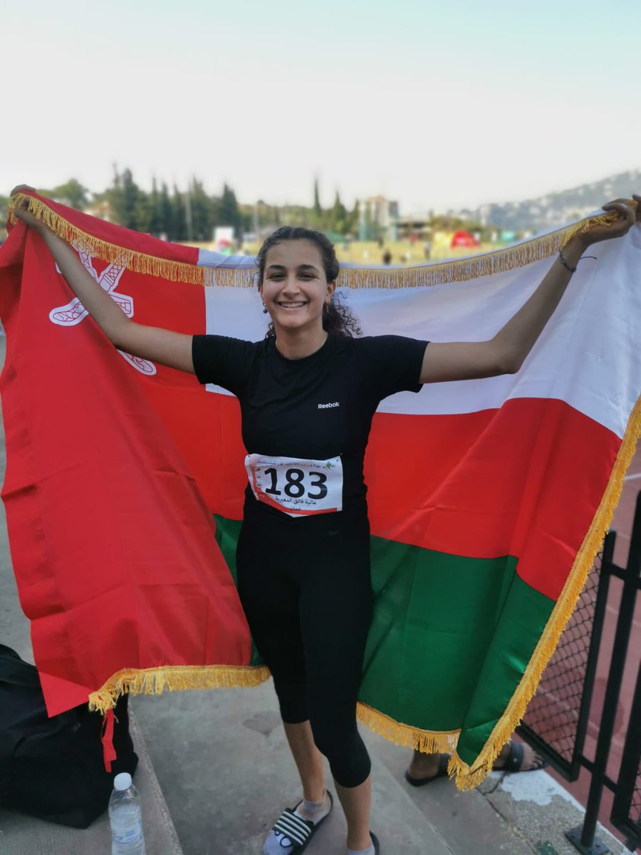 IshraqaSports's tweet photo. 🔴▫️جانب من تتويج البطلة العمانية /عالية فائق المغيري الحاصلة على المركز الأول 🥇 و الذهبية في مسابقة الوثب الطويل ضمن منافسات بطولة غرب آسيا الثانية لألعاب القوى للشباب و الشابات تحت 20 سنة المقامة في جمهورية لبنان الشقيقة ▫️ 🔴
#اشراقة_الرياضية https://t.co/fwHQy9jeTX