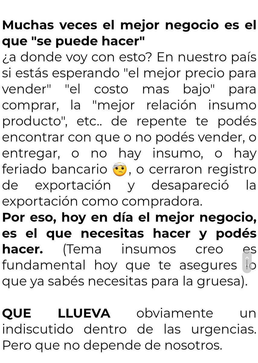 ¿El mejor negocio en cúal es?
Un recorte de mi informe de hoy 👇