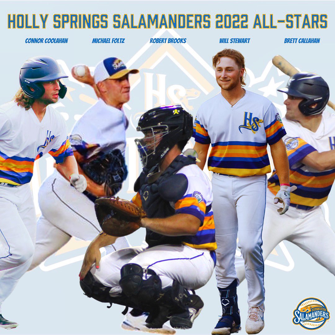 HSSalamanders's tweet photo. Congratulations to our five Salamanders who made the 2022 East All-Star team!!⭐️⚾️ https://t.co/yGTUfTTZvt