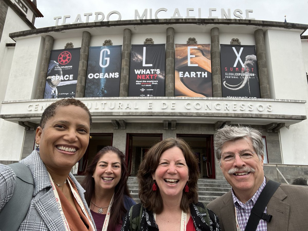 DrSianProctor's tweet photo. Great first day of the @ExplorersClub Global Exploration Summit with a few @inspiration4x shoutouts from my friends @Astro_Cady and @Astro_Nicole. #GLEXSummit 🚀👩🏾‍🚀🌍 https://t.co/aSI4AdOtof