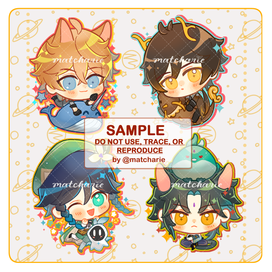 Genshin Charms animal friends preview for my next store opening & Comifuro 15! 🥰✨ More characters upcoming~

#GenshinImpact #原神 