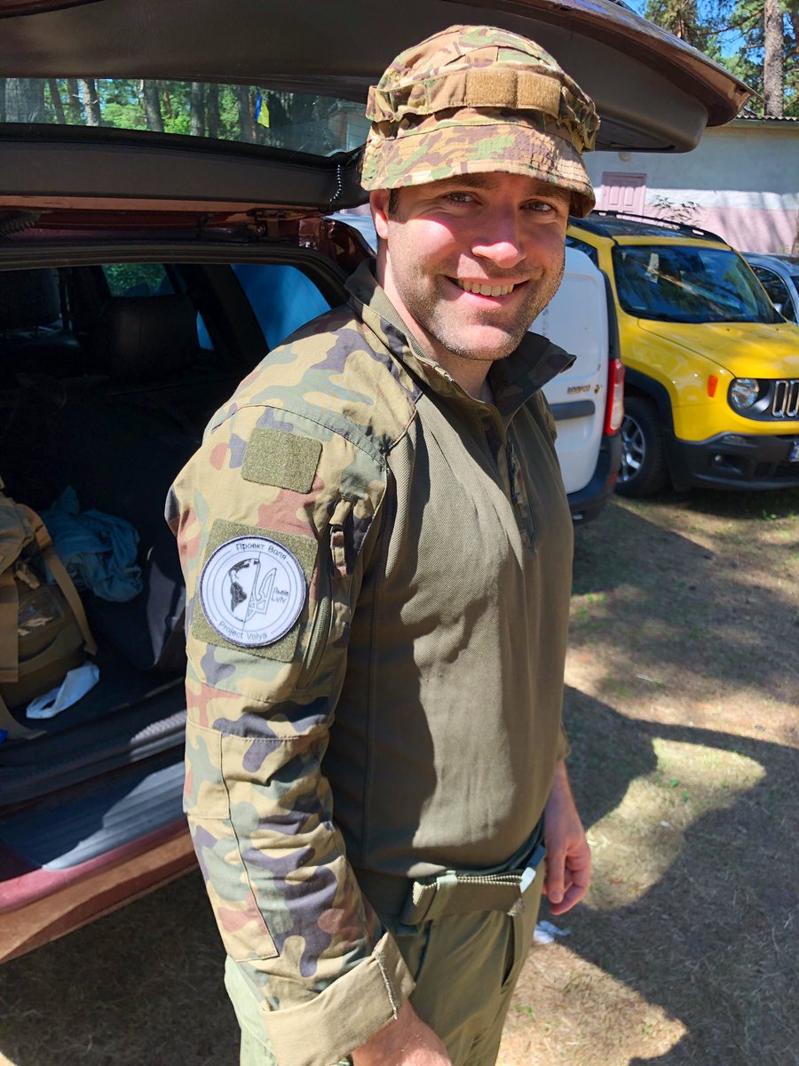 milposp's tweet photo. The founder of #ProjectVolya. Kevin Leach. Met through mutual friends and found a shared passion for #Ukraine, its struggle for #freedom, and the fierce #courage of its people in the face of #genocidal #Russian aggression. United. We’re just getting started. @ProjectVolyaEng ❤️🇺🇦 https://t.co/BL8n60WEs8