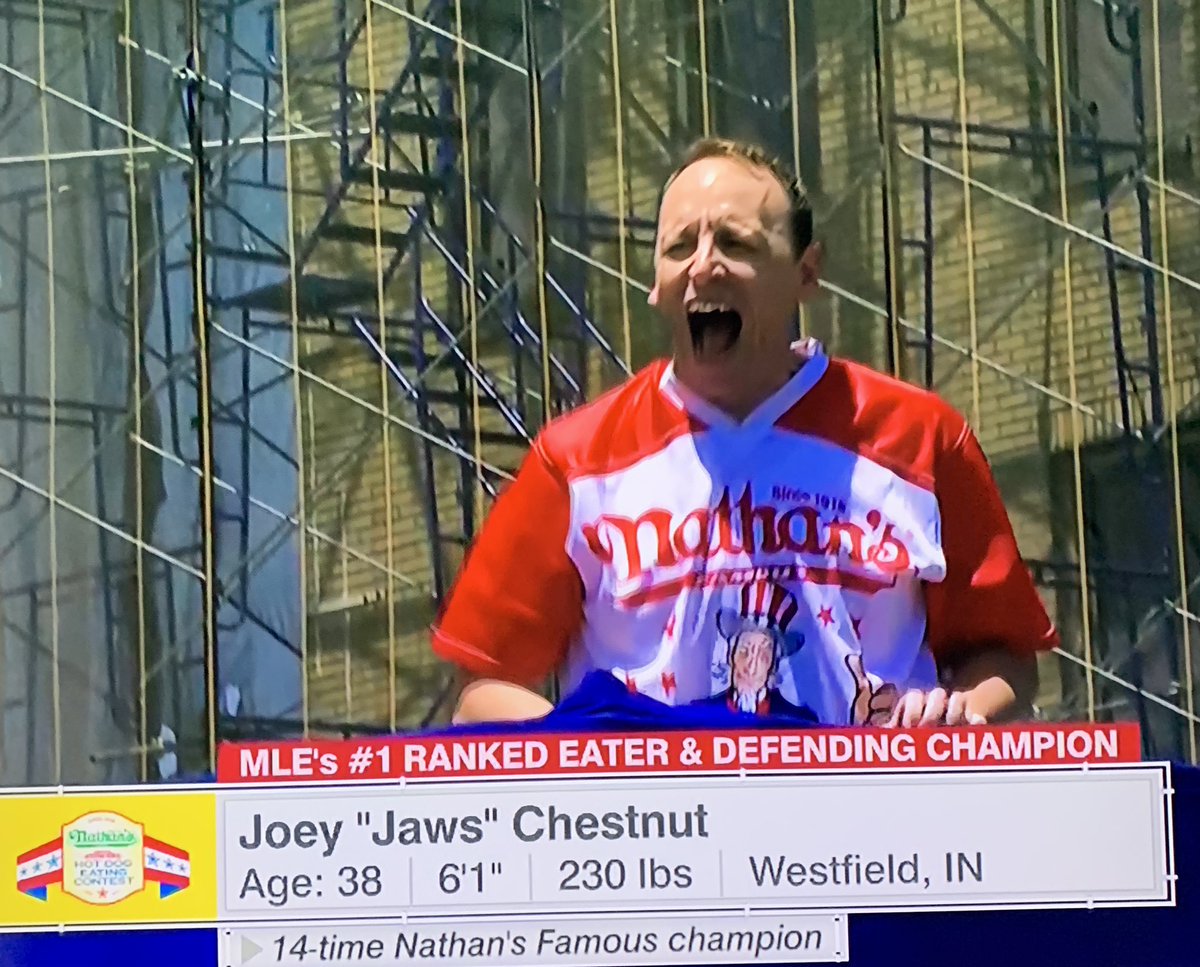 BarstoolTexasAM's tweet photo. My dad’s generation had Michael Jordan, my generation has Joey Chestnut https://t.co/nhgByLxfsk
