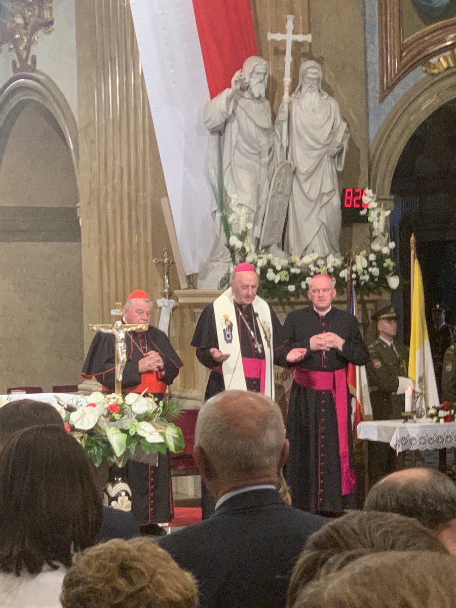 Ve velehradské bazilice se právě koná Modlitba za vlast za účasti biskupů a ústavních činitelů #dnylididobrevule