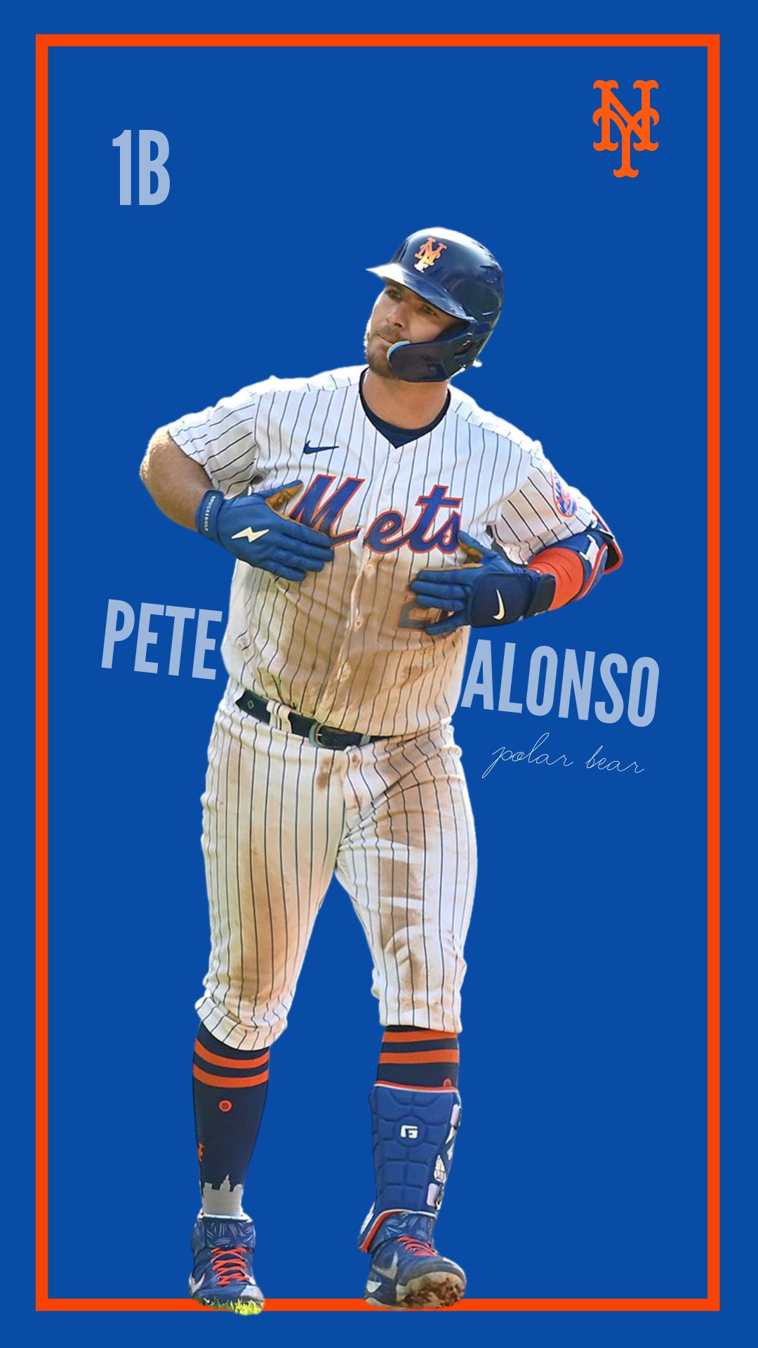 polar bear pete alonso wallpaper