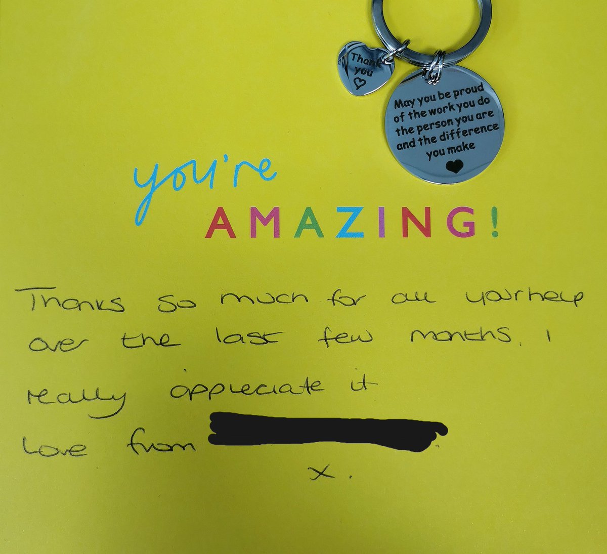 Maja Belancic (@majabel21) on Twitter photo A lovely present from a patient made my Monday super special. NHS is struggling but seeing our patients getting better is what keeps us all going and we will never stop. ❤️
<a href="/InruTrafford/">Trafford INRU</a>
#proud2beOT #OccupationalTherapy #OT A lovely present from a patient made my Monday super special. NHS is struggling but seeing our patients getting better is what keeps us all going and we will never stop. ❤️
<a href="/InruTrafford/">Trafford INRU</a>
#proud2beOT #OccupationalTherapy #OT
