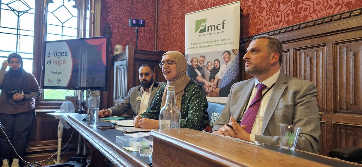 MCF independent trustee @Saffa_Mir sharing why this report is so integral to future work within and beyond the sector, why this report is #BridgesOfHope and how and why we can continue building bridges around us. #BridgesOfHope @APPGBritMuslims @BarrowCadbury