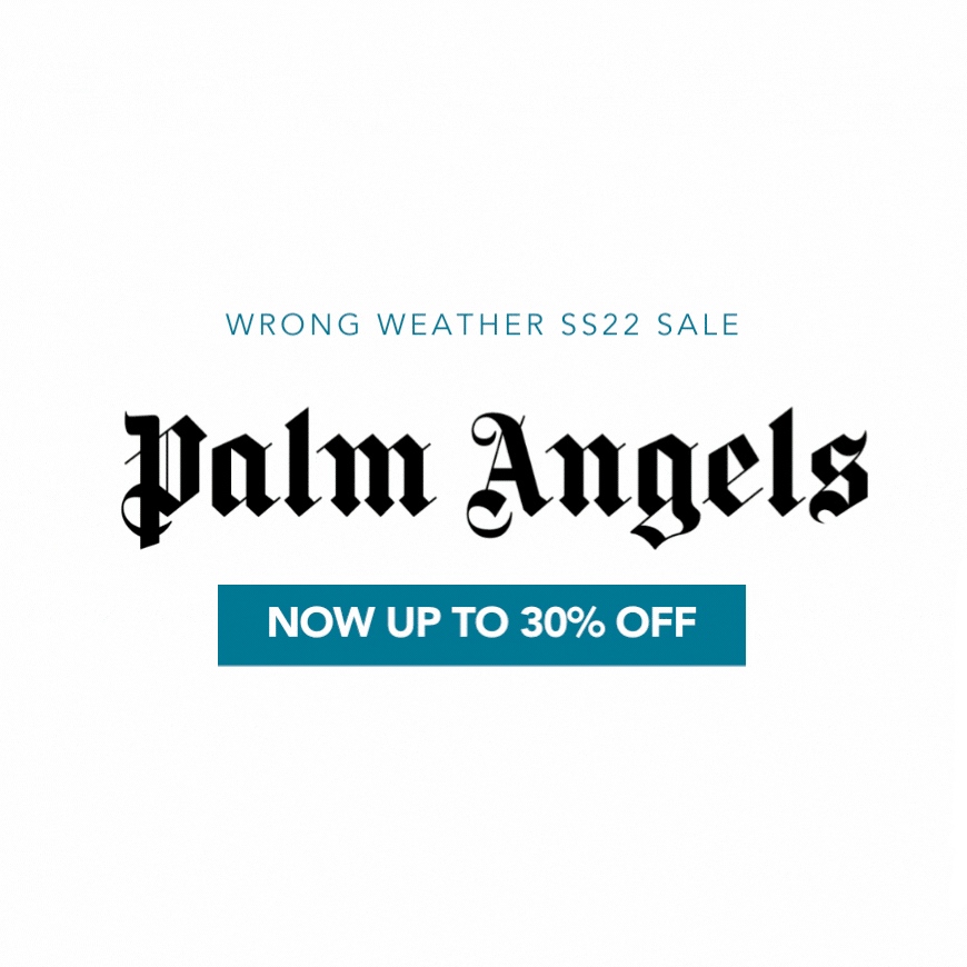 wrongweather's tweet photo. PALM ANGELS added to the SALES! Now up to 30% OFF! Be quick to get the best designer discounted pieces! 
Shop SS22 SALES at https://t.co/7sBlSOSTsF

#sale #designersale #palmangels #ss22 #lastseason #wrongweather https://t.co/u06opZ1bbx