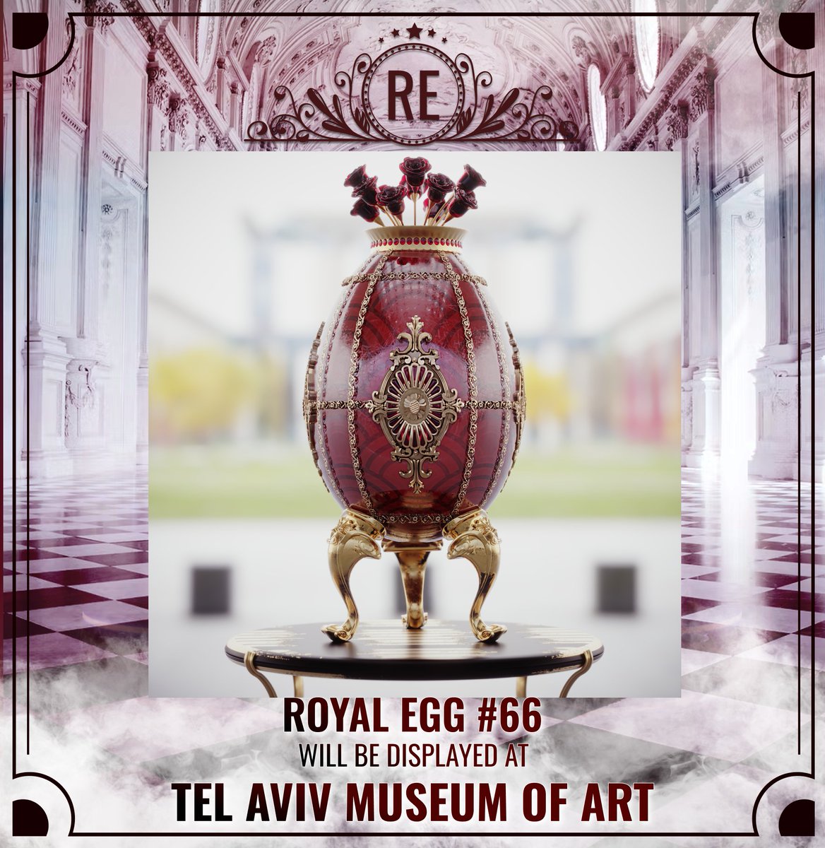 royaleggsnft's tweet photo. 🔥This is it!!! 🔥

Tomorrow, July 5, is the "One of a Kind Exhibition" @ The Tel Aviv Museum of Art where @royaleggsnft #66 will be displayed.

#NFTCommumity #NFTcollections #NFT  #NFTProject #NFTNYC22 #NFTartist #nftart https://t.co/ButwDXdEay