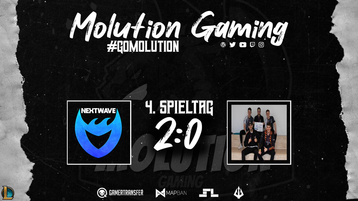MolutionGaming's tweet image. Gestern hat unser @NextWaveEsports Team am 4. Spieltag der @PrimeLeague den 2. Sieg gegen "DIE5FRIENDZ" eingefahren.

Damit übernehmen wir nach dem 4. Spieltag den 1. Platz!🏆

GG an "DIE5FRIENDZ"✌️

#GoMolution #PrimeLeague #LeagueOfLegends #eSports