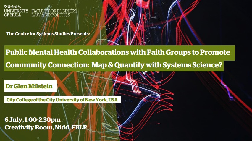 Glen Milstein (City University of New York, USA) will give a talk to our Centre at 1pm (UK time), Wednesday 6 July 2022. It's a hybrid event, and you can join online.

register.gotowebinar.com/register/66721…