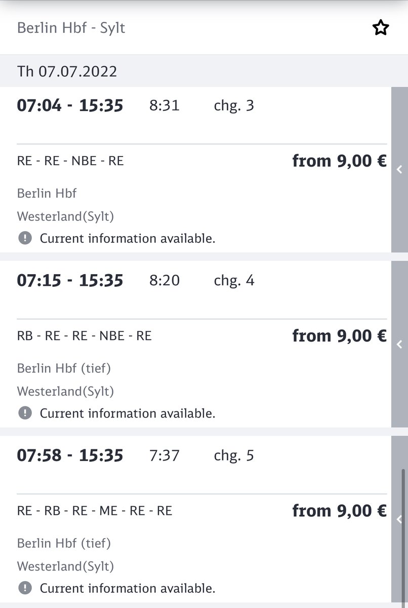 Linuzifer's tweet image. Nicht vergessen: Am Donnerstag heiratet @c_lindner auf #Sylt.
Hier die besten Verbindungen ab Berlin via 9-Euro-Ticket.