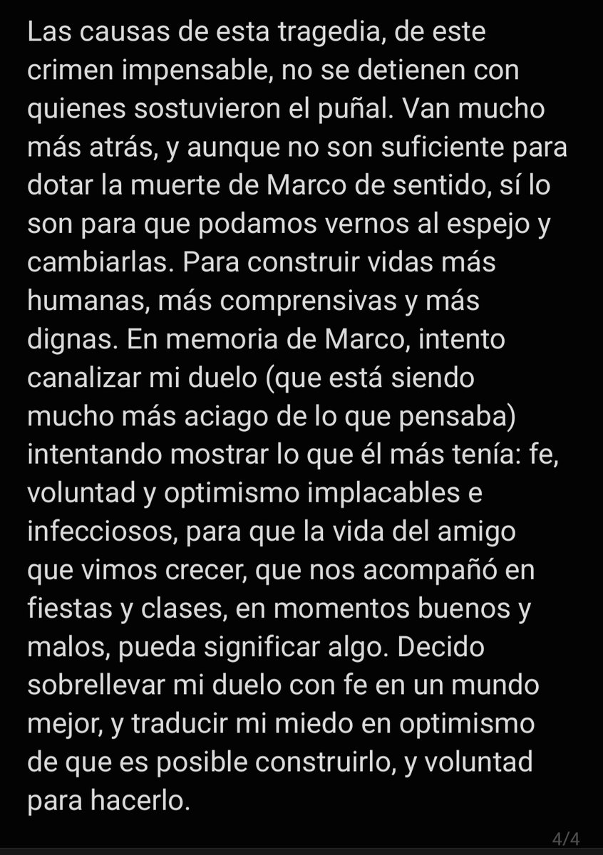 No me podía concentrar en clases