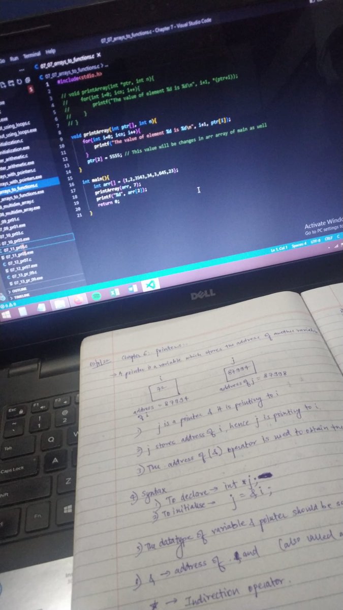 therealrohitg's tweet image. Thought I should post weekly updates instead of daily. Past week&apos;s learnings were :

1) Basics of C.
2) Variables, Functions, Recursions.
3) Arrays and Pointers.
4) Conditional loops.

#100daysofcode #100daystocode #Coding  #javascript 
 #100DaysOfCode