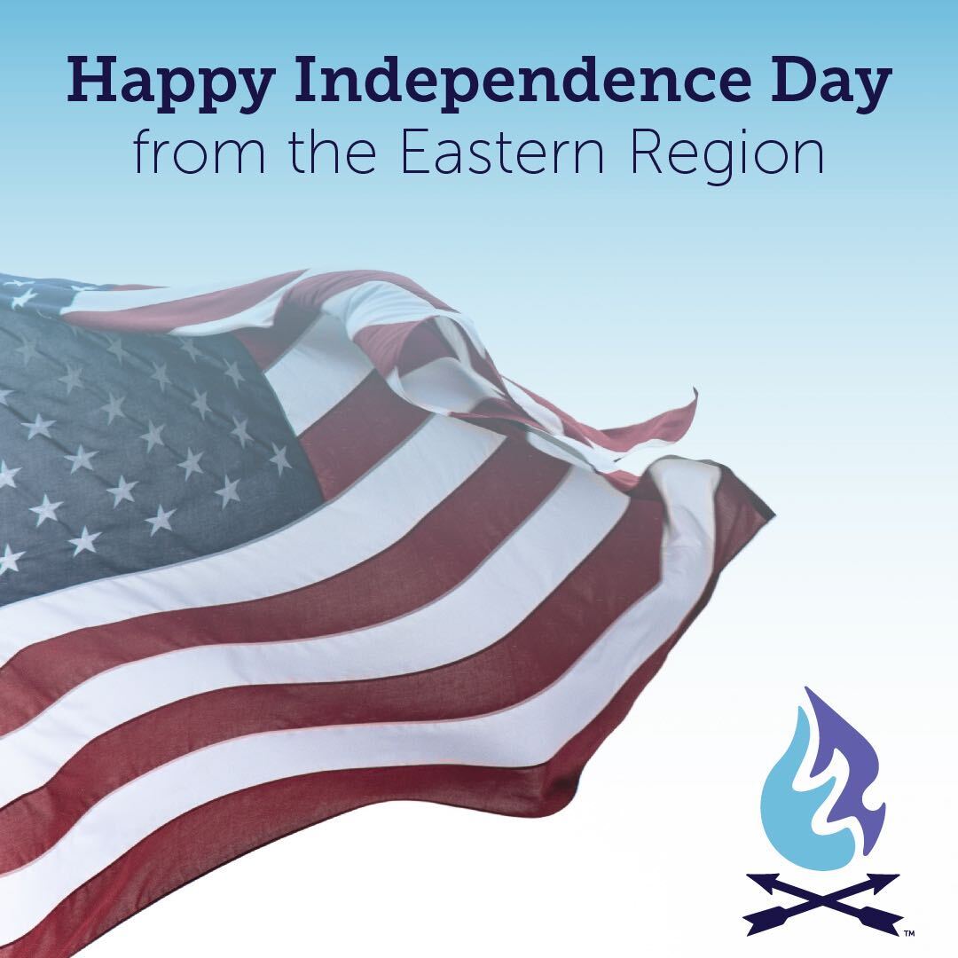 The Eastern Region would like to wish everyone a Happy Independence Day!