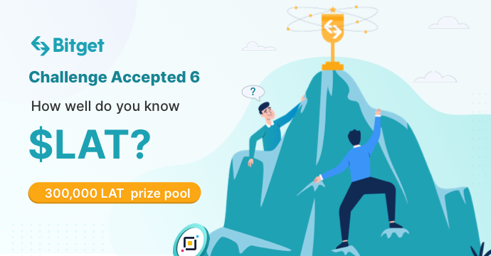 bitget's tweet photo. #Bitget 6th Series of "Challenge Accepted" is LIVE -featuring $LAT @PlatON_Network 

💪 Accept the Quiz challenge to share 200,000 $LAT ! -> https://t.co/svAhYlJwNN
🤝 Share Infographic in a #crypto chat to WIN 100,000 $LAT!

📝 Study $LAT-> https://t.co/CNqy59b1I6 https://t.co/J7Y3z0vYp1