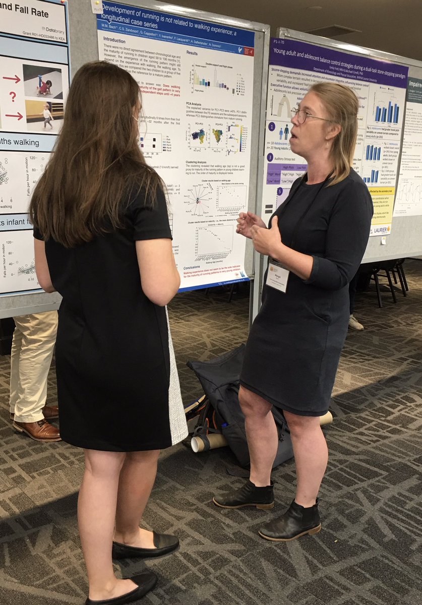 DominiciNad's tweet photo. And here during the poster session @bach_margit with her poster on longitudinal development of running 👍 #BabyGaitLab #ISPGR2022 https://t.co/FdI5J2KTV7