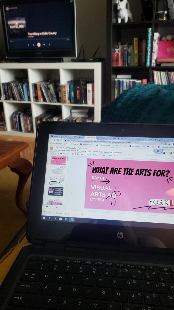 Jessica van Enckevort (@jvanenckevort) on Twitter photo Getting ready to start this summer's Visual Arts AQ session with the one and only <a href="/Miranda_Blazey/">Miranda_Blazey</a> 🎨✏💻 #YorkU #AQ #ArtsEducation (with a little Dateline podcast to keep me company) Getting ready to start this summer's Visual Arts AQ session with the one and only <a href="/Miranda_Blazey/">Miranda_Blazey</a> 🎨✏💻 #YorkU #AQ #ArtsEducation (with a little Dateline podcast to keep me company)