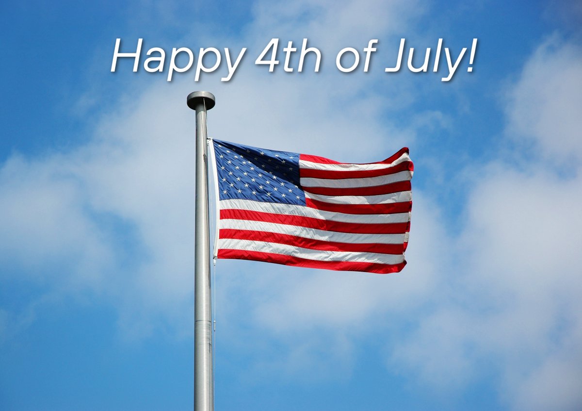 Wishing you a happy and safe Independence Day! #4thOfJuly