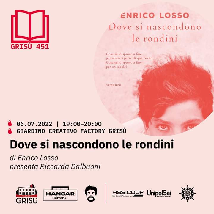 Mercoledì 6 alle ore 19.00 parlerò con <a href="/RiccardaD/">riccarda dalbuoni</a> di #dovesinascondonolerondini <a href="/garzantilibri/">Garzanti Libri</a> Non vedo l'ora! <a href="/FactoryGrisu/">Factory Grisù</a>