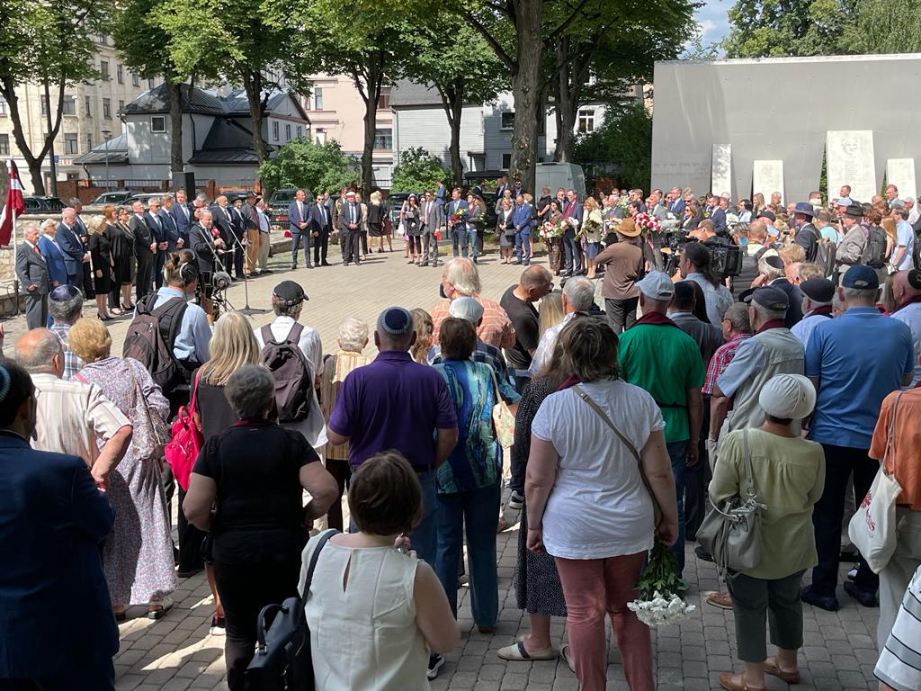 <a href="/UCL_Holocaust/">Holocaust Education</a> Today in Riga, Latvia, commemorating 81 years since the doors of the Synagogue were shut, and set ablaze, with Jewish worshippers still inside. Extinguish the hate, but never the memory. Proud to be a Beacon School teaching the truth of the Holocaust.
