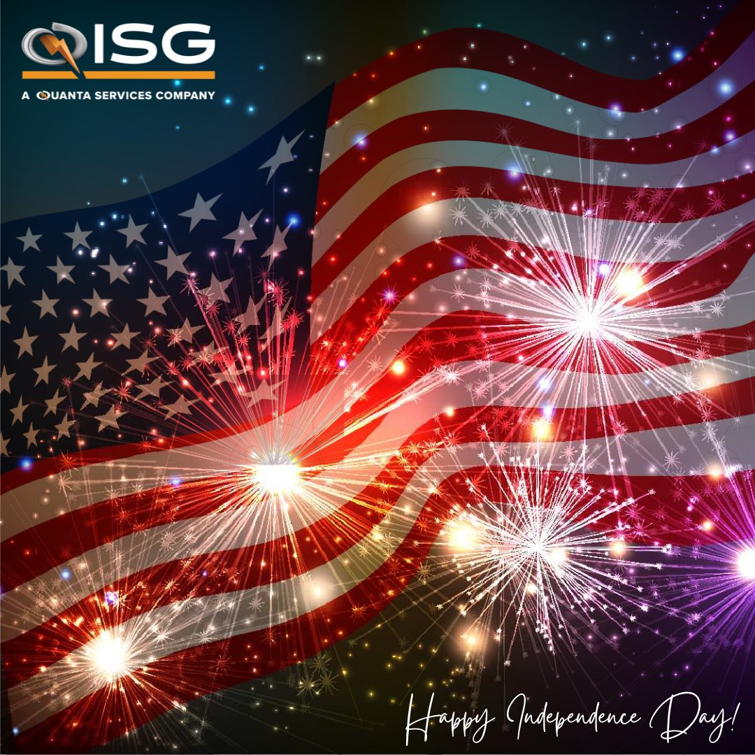 QISG wishes you all a happy Fourth of July. We hope you take the day to relax, recharge and reflect and stay safe while doing so.

#WeAreQuanta
#WeAreQISG
#FourthofJuly