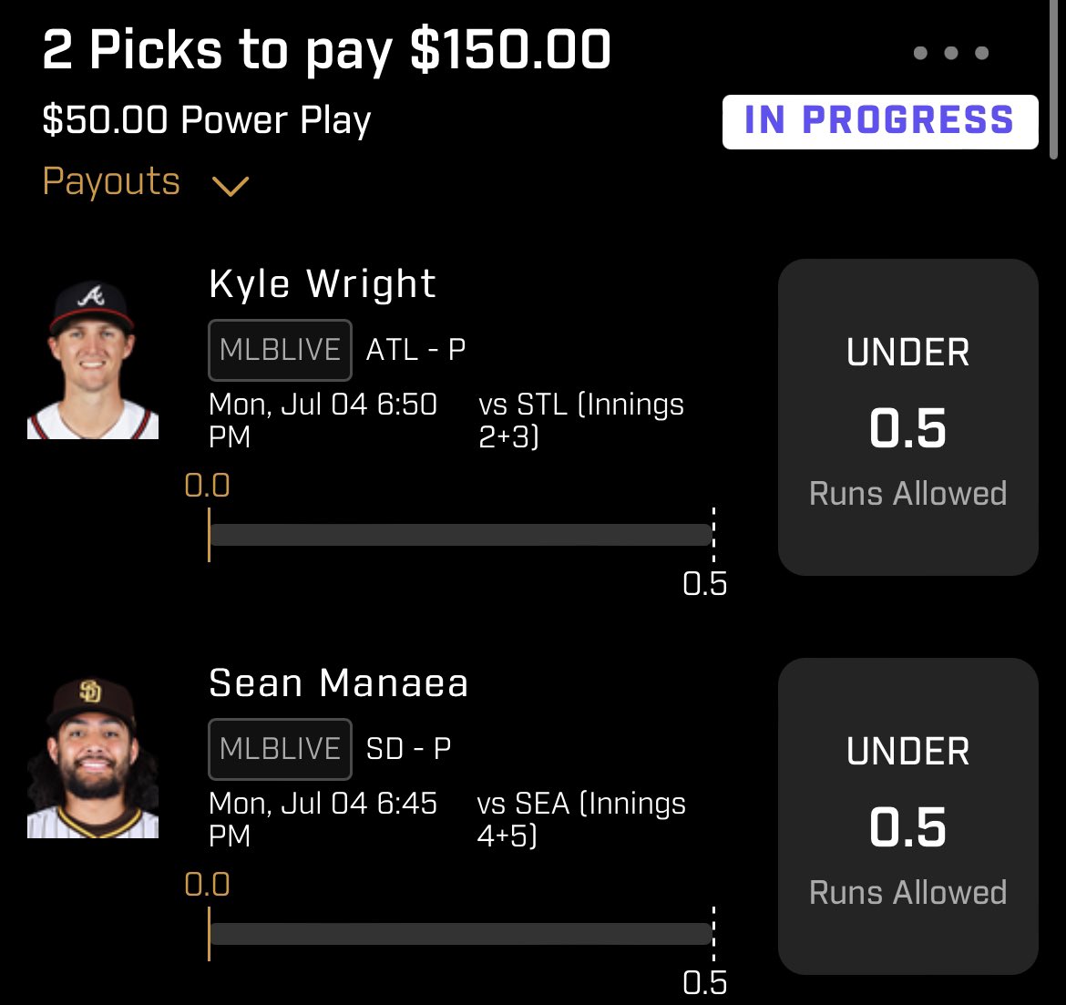 MLB live🧀🤝🏼

GL if tailing! Happy 4th🔥