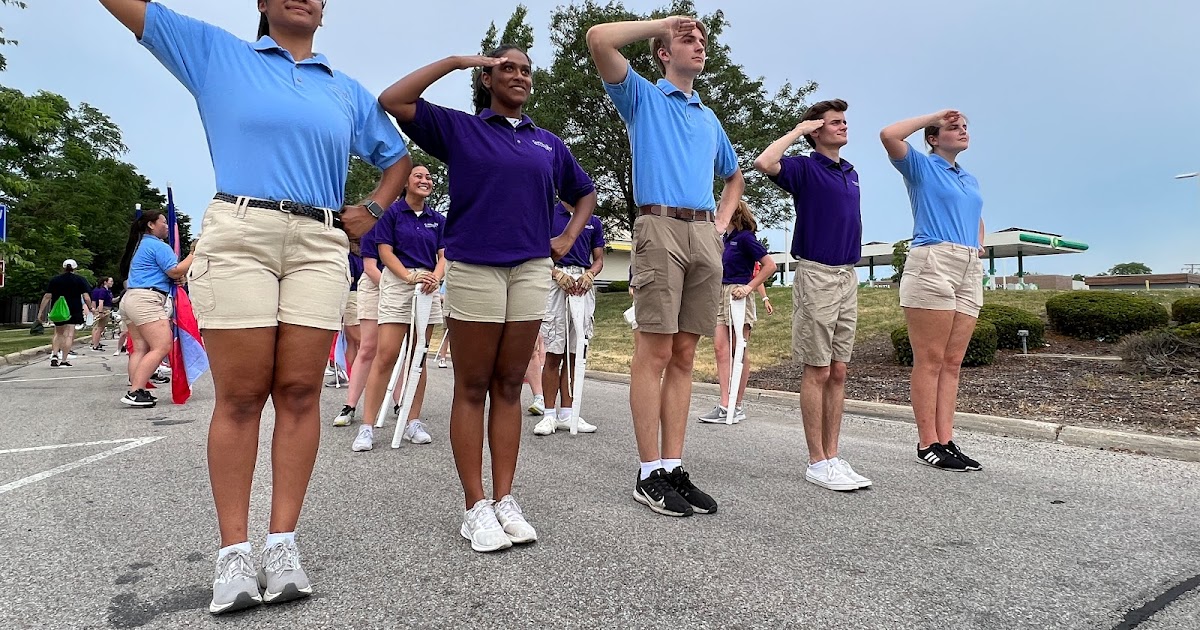 Trojan Marching Band Joins Forces with Marching Mustangs: 2022 Independence Day Parade dlvr.it/STLdPq <a href="/dgnbands/">DGN Bands</a> #99Learns #WeAreDGN