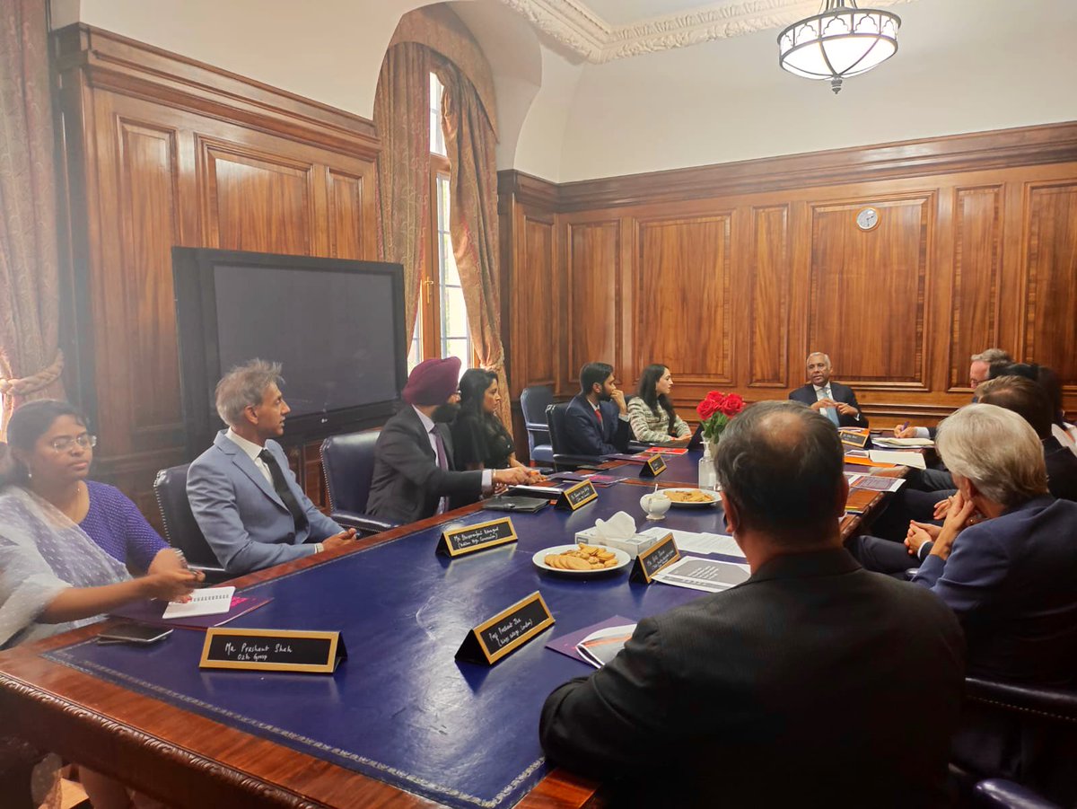 India in the UK (@hci_london) on Twitter photo <a href="/HCI_London/">India in the UK</a> and <a href="/investindia/">Invest India</a> organised a Round Table on ‘Technology, R&D and Innovation’ today. Experts from industry, academics and government discussed about collaboration in R&D between India and UK and had a robust idea exchange. <a href="/CimGOI/">Minister of Commerce and Industry</a> <a href="/PIB_India/">PIB India</a> <a href="/MEAIndia/">Randhir Jaiswal</a> <a href="/IndianDiplomacy/">Indian Diplomacy</a> <a href="/HCI_London/">India in the UK</a> and <a href="/investindia/">Invest India</a> organised a Round Table on ‘Technology, R&D and Innovation’ today. Experts from industry, academics and government discussed about collaboration in R&D between India and UK and had a robust idea exchange. <a href="/CimGOI/">Minister of Commerce and Industry</a> <a href="/PIB_India/">PIB India</a> <a href="/MEAIndia/">Randhir Jaiswal</a> <a href="/IndianDiplomacy/">Indian Diplomacy</a>