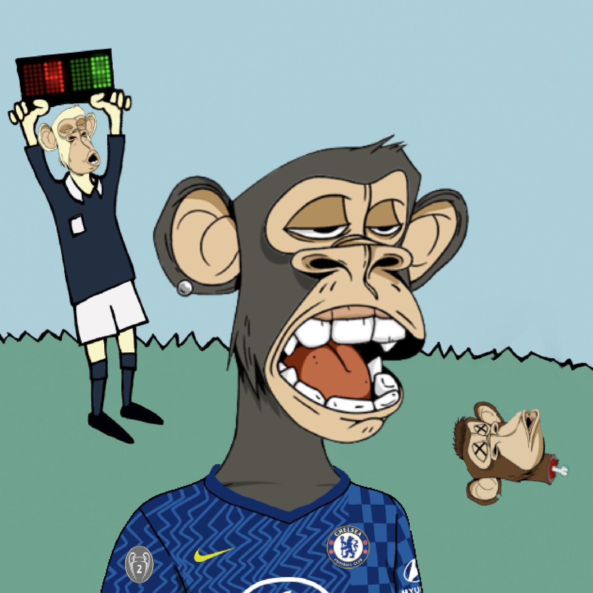 Join the Bored Ape Football Club ⚽️

Like, follow &amp; RT 👏🏻

Floor price is 0.05 ETH 🏆

Opensea: opensea.io/collection/bor…