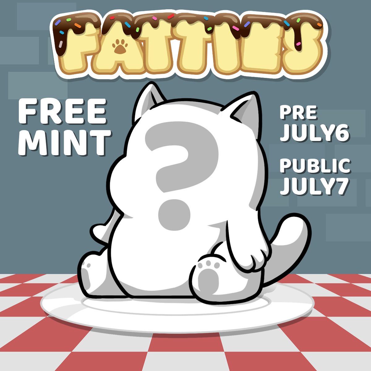 FATTIES is going FREE. YES for the price of FREE own some FATTIES.

🍩 Couple ways for you to mint early 🍩
👉 RT THIS TWEET for a chance right now.
👉 Contests and bounty list in our discord.
👉 Thanks to <a href="/yuckcrypto/">yuck ᵍᵐ</a> pass and <a href="/SpaceRiders_NFT/">Space Riders</a> your holders mint early.