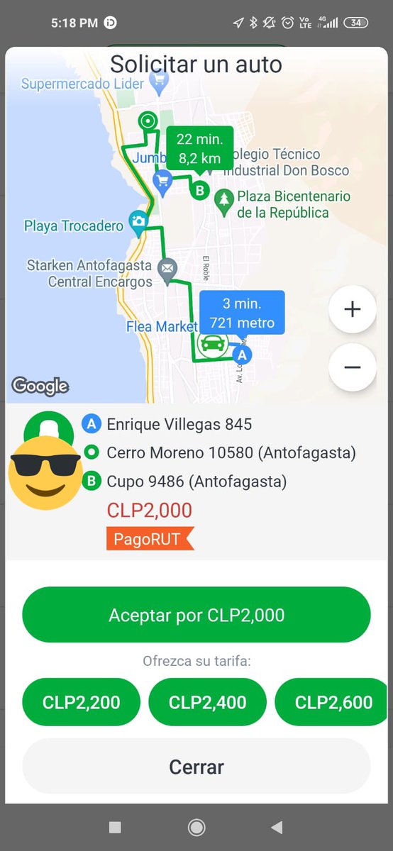 greccochile's tweet photo. @Senado_Chile recordar que eliminaron la posibilidad de tener una tarifa mínima.Los #conductores lo necesitamos.Por qué?las app fijan precios miserables para competir.Consecuencias?cesantía por no ser rentable.Resultado final:precarizaron nuestro trabajo. Revisen y subsanen esto https://t.co/hW10Md320w