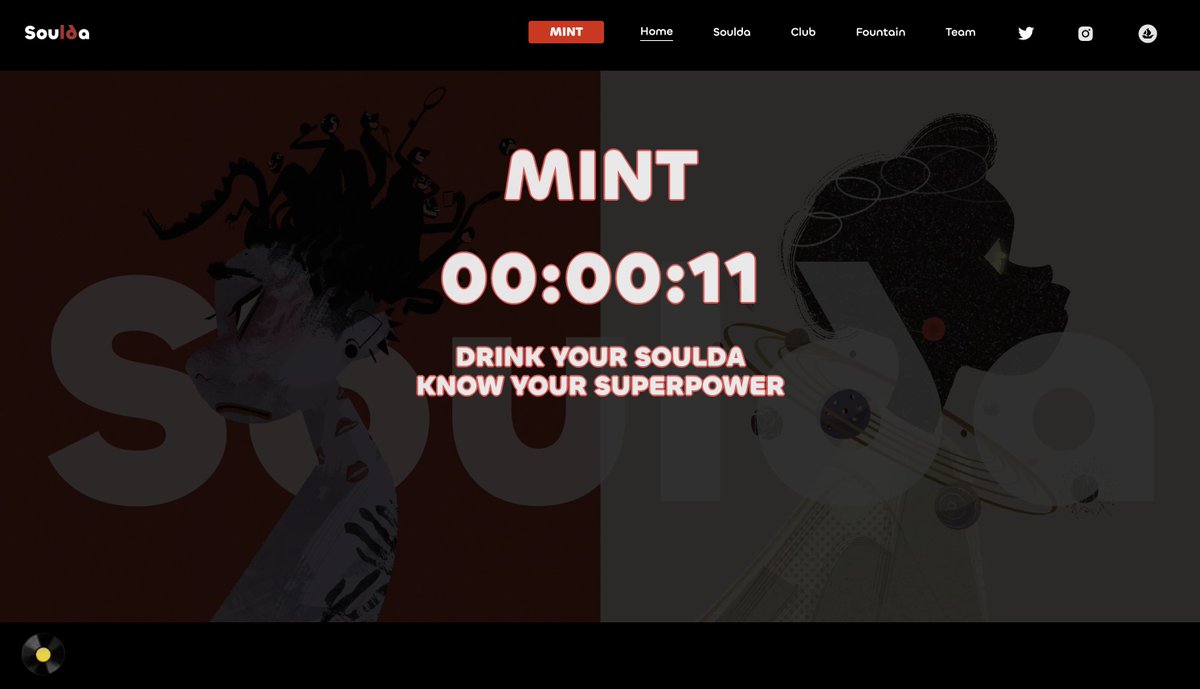 LET"S DRINK SOULDA!

soulda16.club/home

#FreeMint