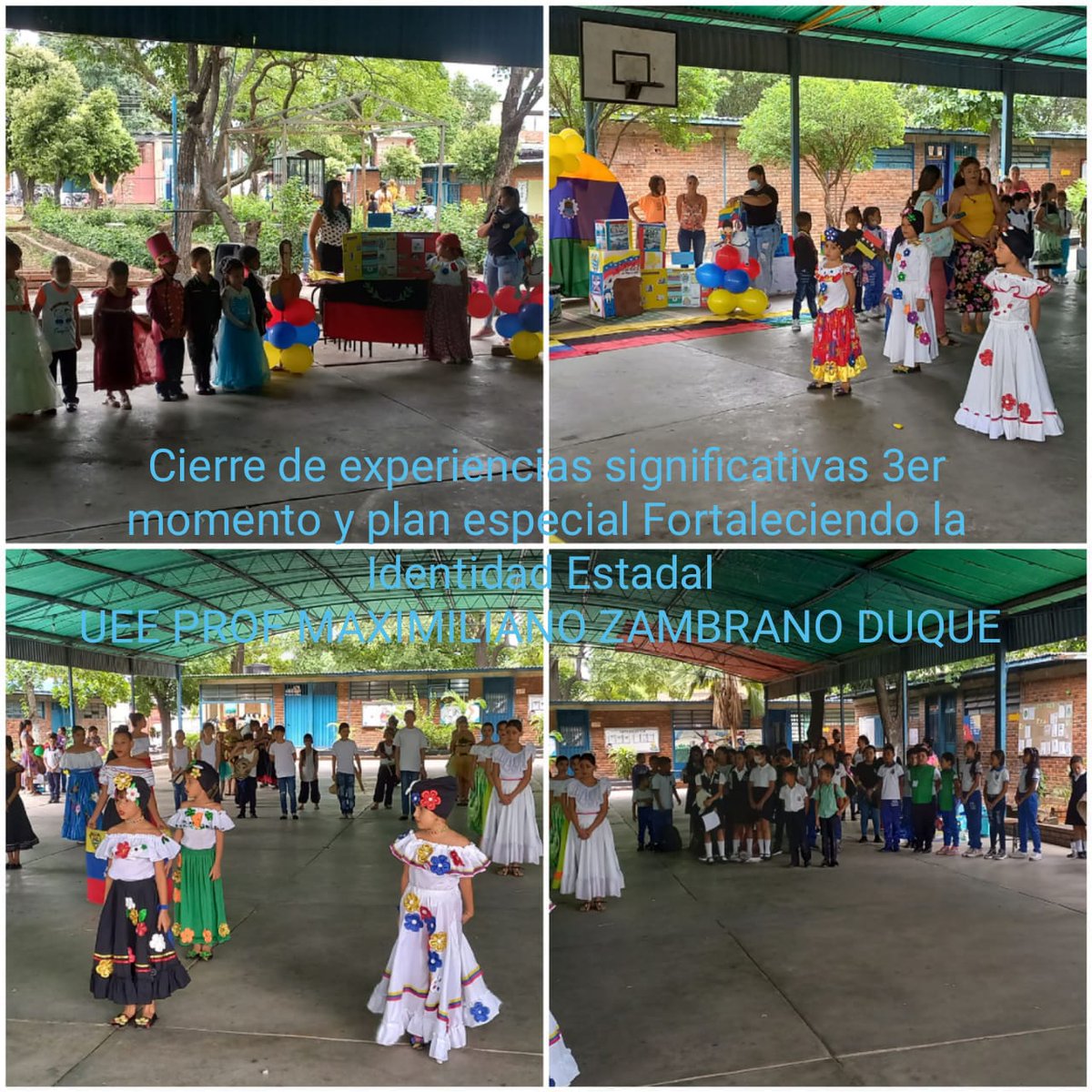 DirEduTachira's tweet photo. #4Julio Estudiantes de la UEE Profesor Maximiliano Zambrano Duque, realizan cierre de experiencias significativas del 3er momento educativo y Plan especial de fortalecimiento de identidad.

@YuniorClavijoM @FreddyBernal @Gob_Tachira @KaremDeBernal @jghuerfanoo @ivt_tachira https://t.co/J9E1d8tWO8