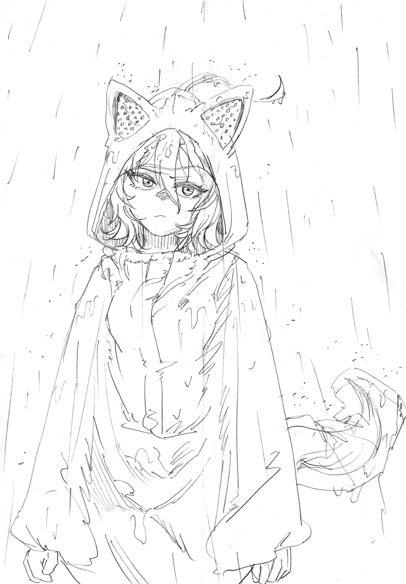 雨だねぇ 