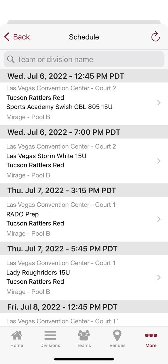 Tucson Rattler Red will be at Nike Neon Lights July 6-8. Come catch a great young group of players!
