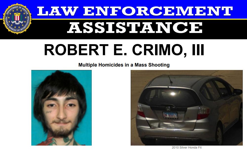 AJGuglielmi's tweet photo. This picture needs to be shared on every mobile device in the Chicago-land area. The full weight of the federal government is assisting Lake County and no one stops until he is taken into custody. Please call 1-800-CALL-FBI or 911 if you see him. https://t.co/1N5xoZjq1s