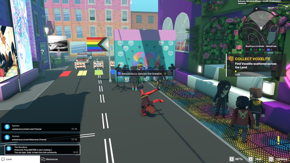 weisskreuzz1's tweet photo. @TheSandboxGame @METAPRIDELAND I just participated in the #BelongingWeek contest for a chance to win a Progress Flag NFT! Check out my screenshot below!
👇 https://t.co/ELPO3OZFov