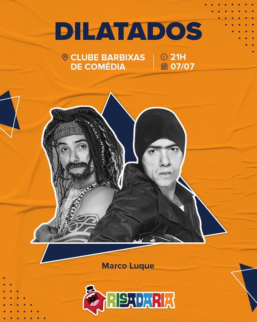 RISADARIA's tweet photo. @ciabarbixas Extra!Ordinárias e @MarcoLuque estão na programação do #Risadaria2022 desta semana. 

Acesse https://t.co/LiE6NHEYDE  e garanta já o seu ingresso! 🎟 https://t.co/HObLUY8t8t