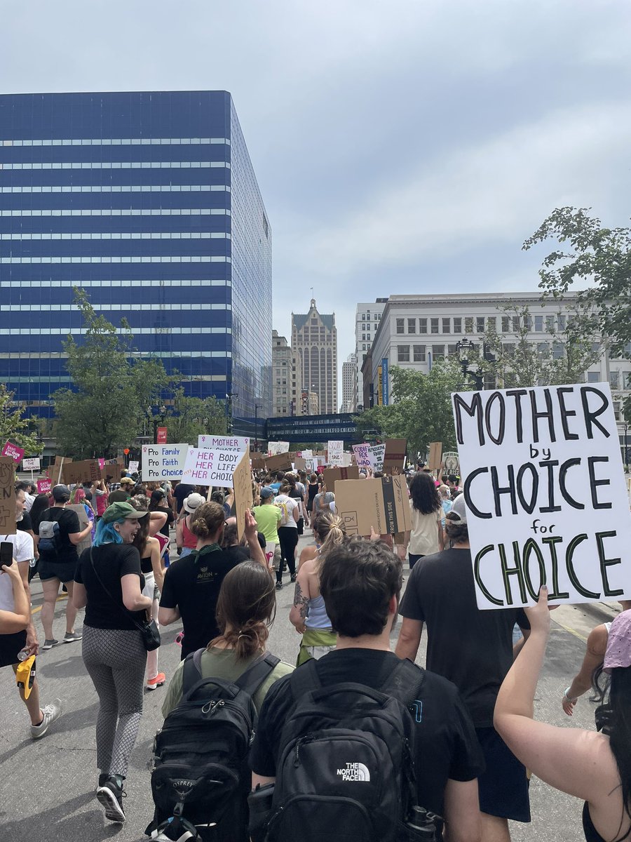 kaysam15's tweet photo. I’m not celebrating this shit hole country ever again until abortion is legal #MilwaukeeProtest #Vote https://t.co/KBkfmyoMf0