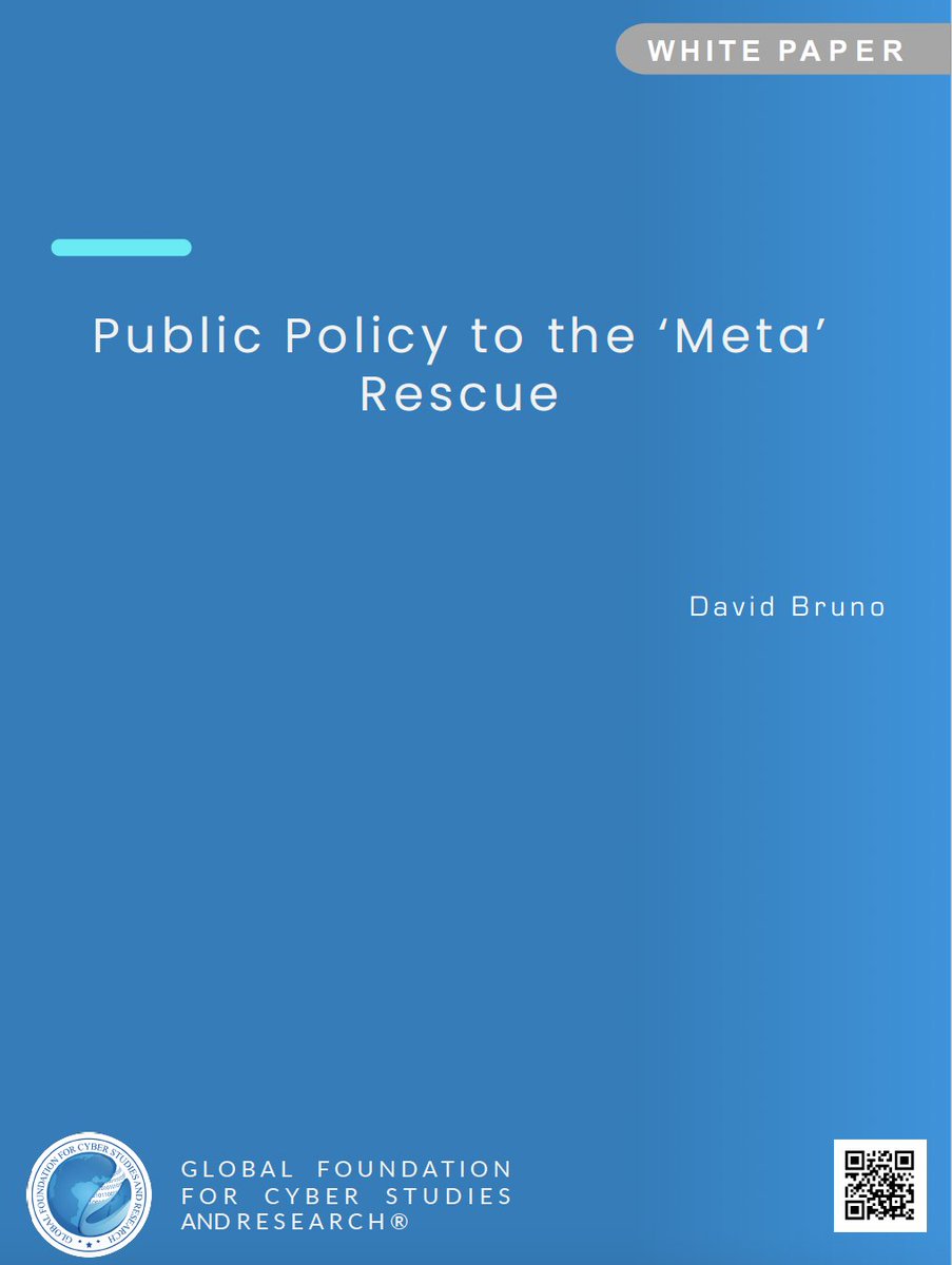 "Public Policy to the #Meta Rescue", a white paper by our tech policy analyst <a href="/DavidBruno_ca/">David Bruno (blue)🍁💻🇮🇹🏳️‍🌈|#SlavaUkraini🇺🇦</a> 

gfcyber.org/public-policy-…  

#cybersecurity #security #privacy #governance #metaverse #NFT #ethics #facebook #socialmedia  #gfcyber #technology #HumanRights #cryptocurrecy #future